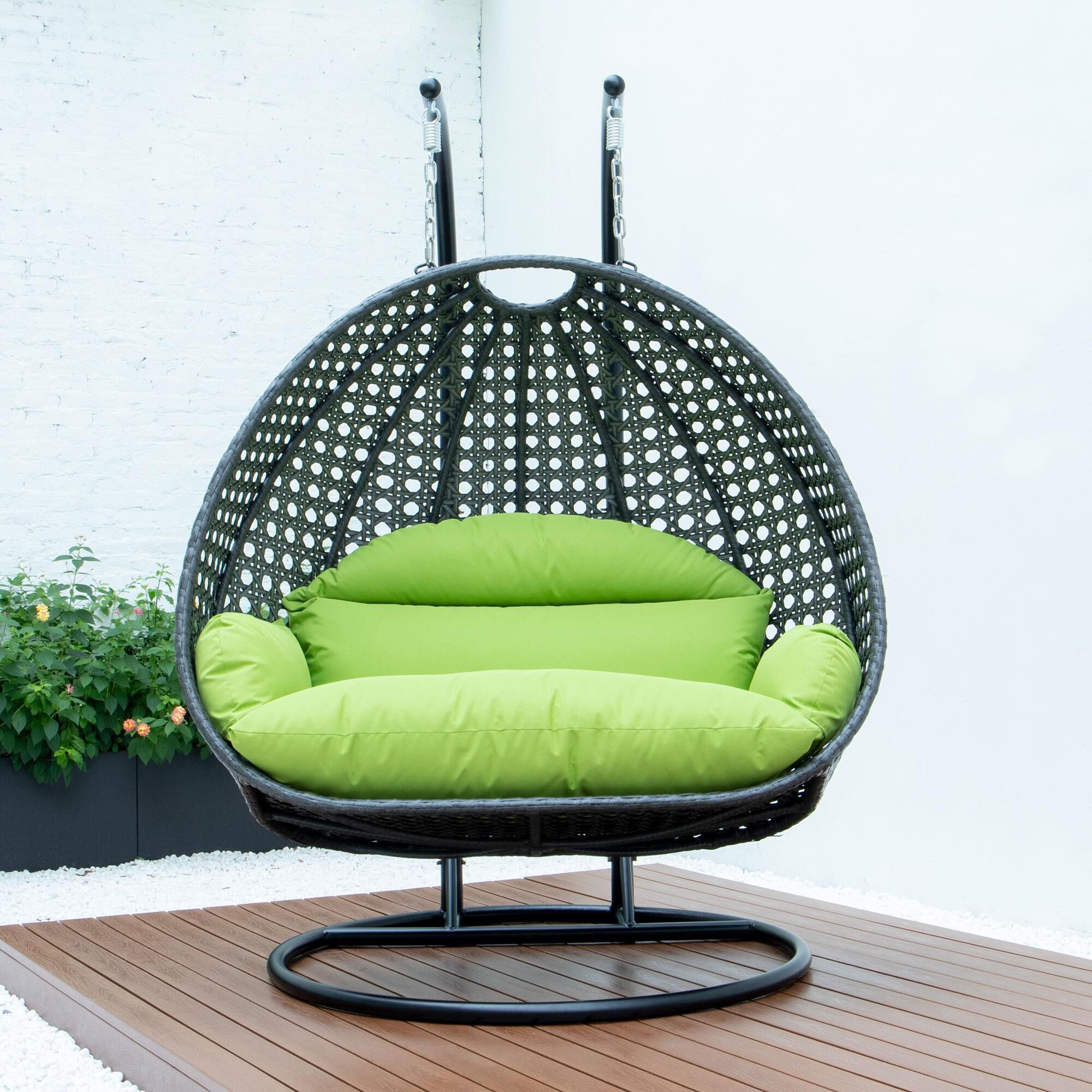 Double seater clearance hanging pod chair