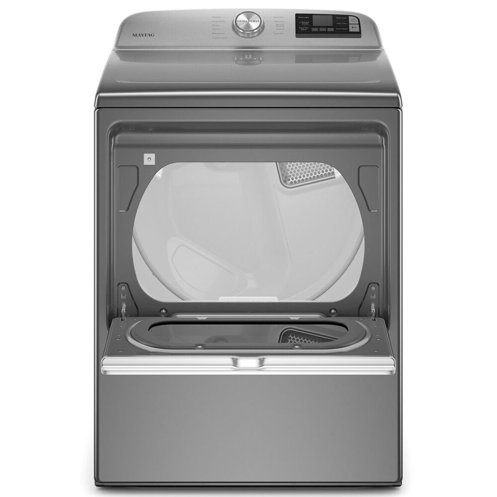 Maytag 7.4 Cu. Ft. Front Load Electric Dryer with WiFi in Metallic Slate, , large