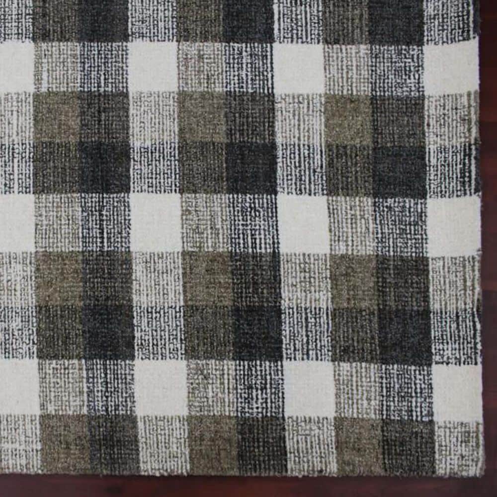 Amer Rugs Tartan 9&#39; x 13&#39; Khaki Area Rug, , large