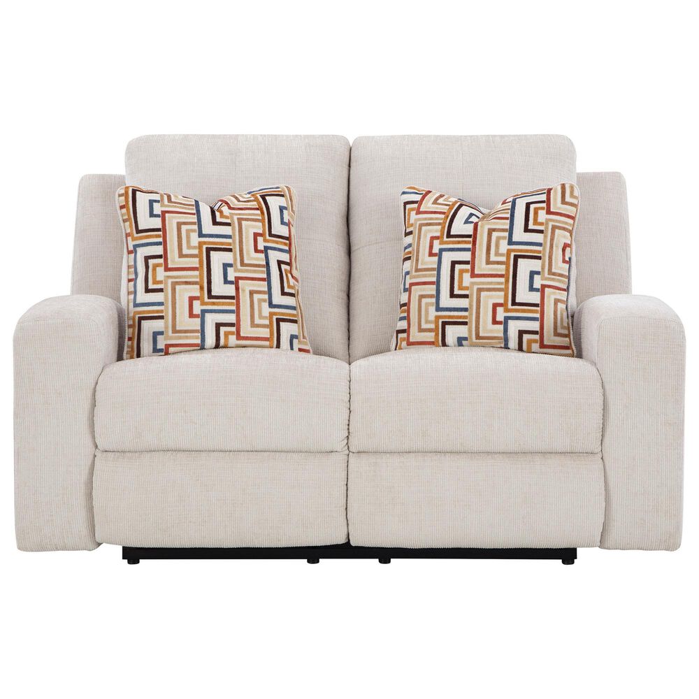 Ashley Danum Manual Reclining Loveseat in Stone, , large