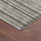 Dalyn Rug Company Soft Essentials Striped Granite 2"3" x 7"6" Indoor/Outdoor Runner, , large