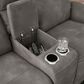 Ashley Next-Gen DuraPella Power Console Loveseat with Power Headrest in Slate, , large