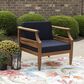 Linon Home Decor Arlen Patio Arm Chair in Navy, , large