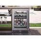 Perlick Signature 24" Outdoor Built-In Beverage Center with Left Hinge Glass Door in Stainless Steel and Panel Ready, , large