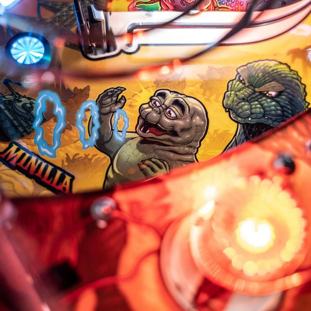 Stern Pinball Godzilla Pro Edition Pinball Machine in Multicolor, , large