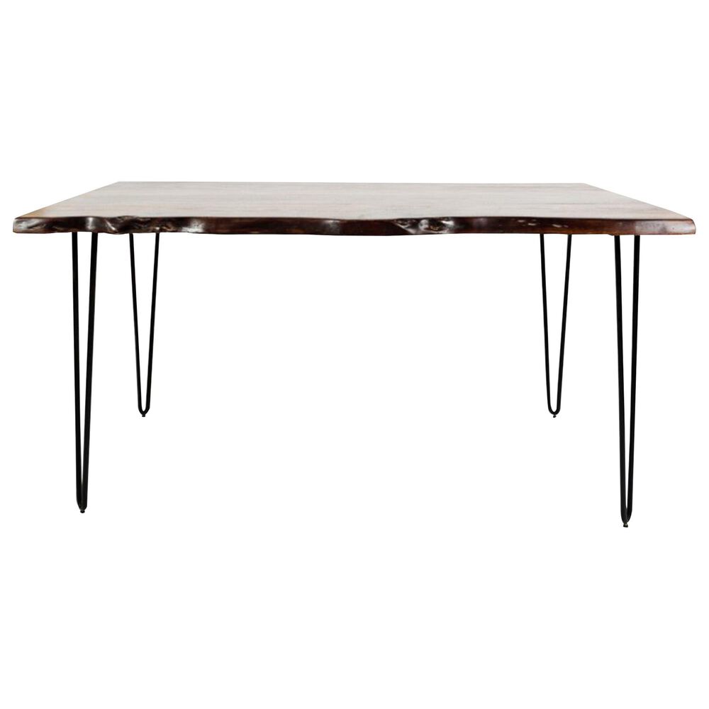 Waltham Nature&#39;s Edge 60&quot; Dining Table in Chestnut and Black - Table Only, , large