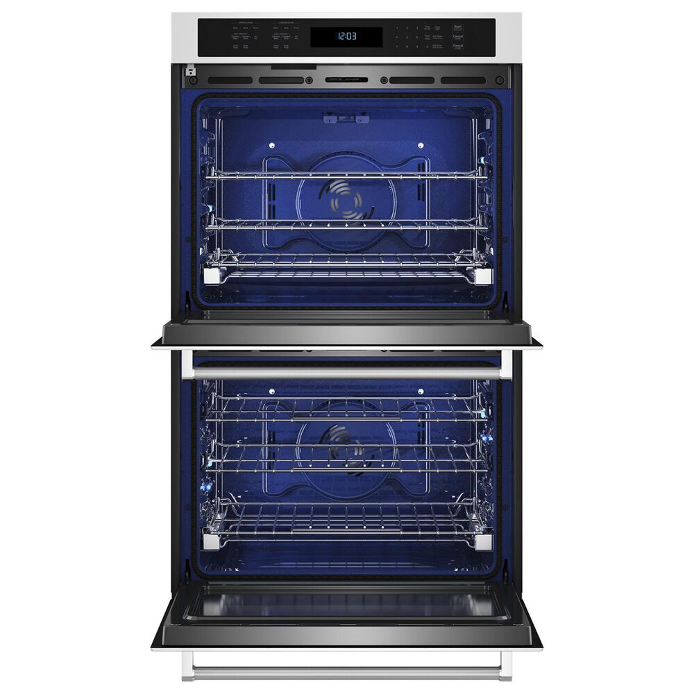 KitchenAid 30&quot; Double Electric Wall Oven with Air Fry Mode in White, , large