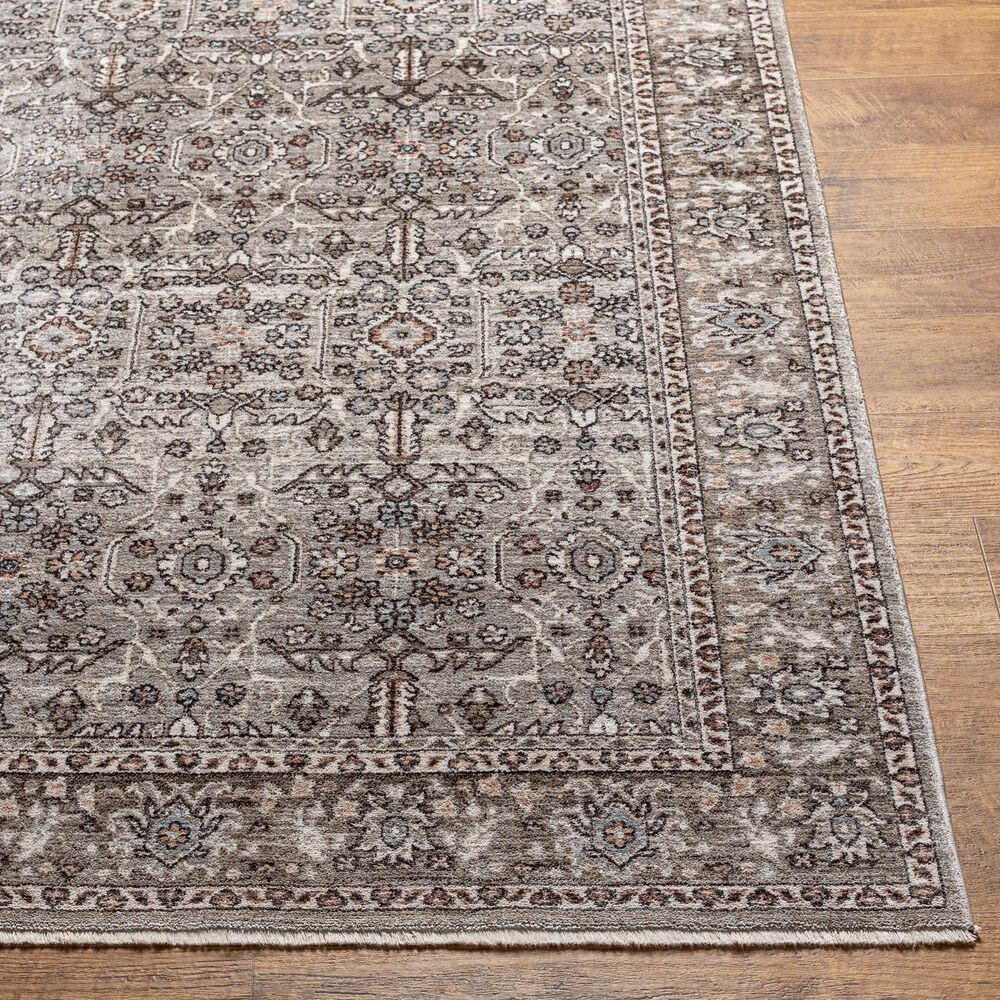 Surya Carlisle Oriental 2&#39; x 2&#39;11&quot; Dusty Sage, Light Gray, Dusty Pink, Ivory, Pale Blue and Charcoal Area Rug, , large