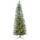 The Gerson Company 6.5" Pre-Lit Artificial Natural Cut Narrow Jackson Pine with White Lights in Green, , large