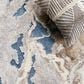 Safavieh Cyrus Shag 5"5" x 7"6" Blue and Beige Area Rug, , large