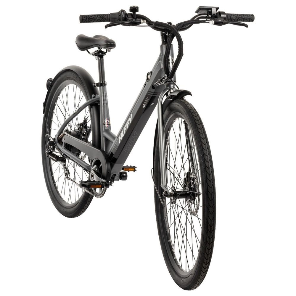 Huffy Vienna 27.5&quot; Step-Through E-Bike with 350W Motor in Charcoal, , large