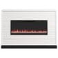 Legends Home Malibu Fireplace Mantel in White and Seal Skin, , large