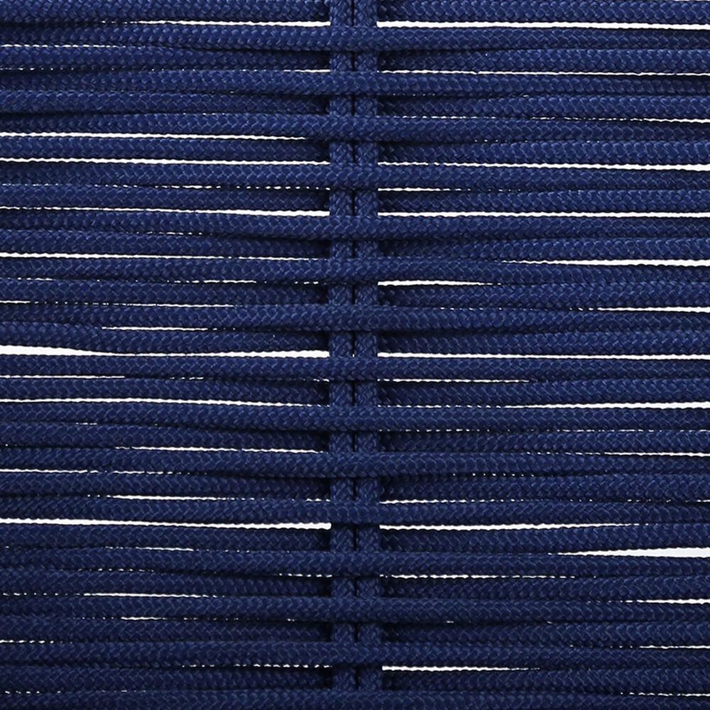 Blue River Clip Outdoor Dining Chair with Blue Woven Seat in Black (Set of 2), , large