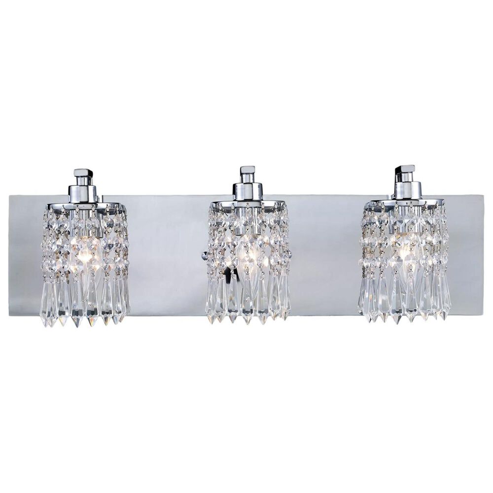 Stein World Optix 3-Light Vanity In Polished Chrome And Leaded Crystal Glass, , large