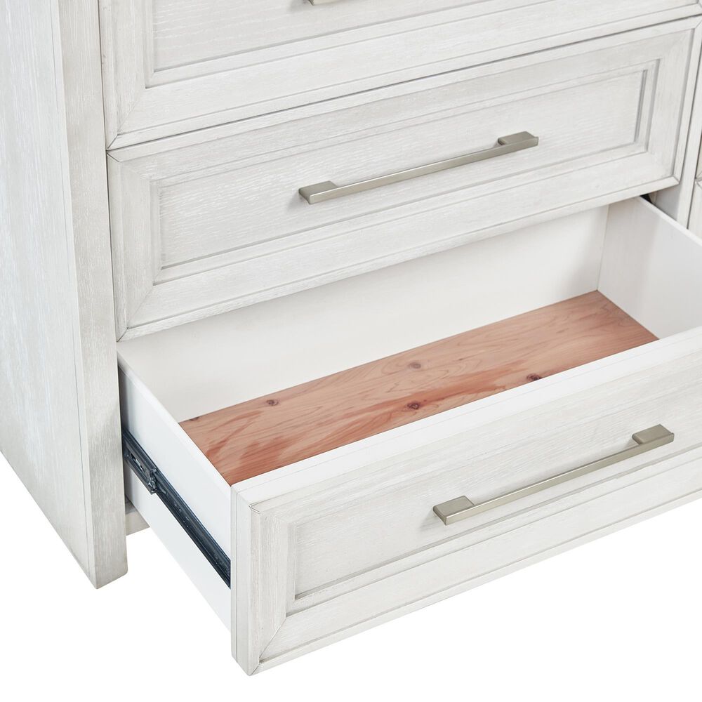 Sasha Lee 5-Piece King Storage Bedroom Set in Brushed White, , large