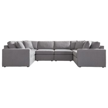 Ashley Modmax 6-Piece Sectional in Granite, , large