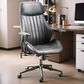 HOMLUX High Back Ergonomic Office Chair with Suede Leather in Gray, , large