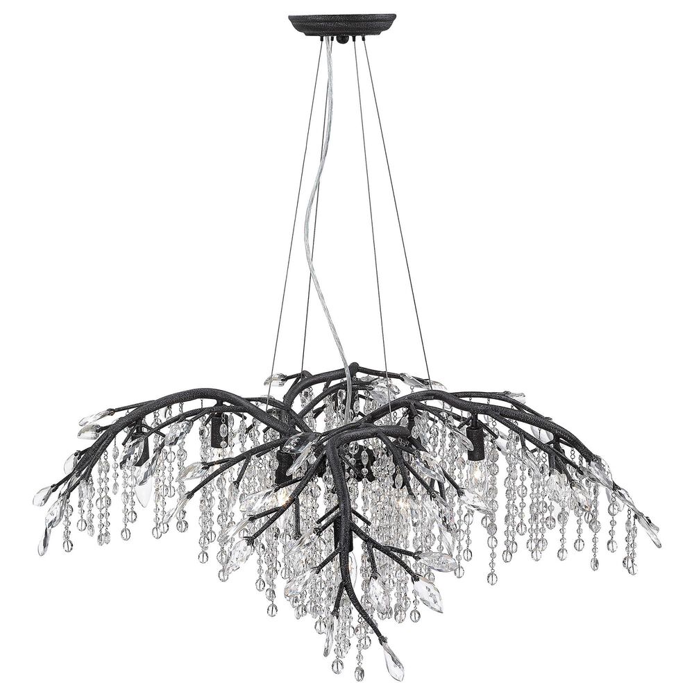 Golden Lighting Autumn Twilight 12-Light Chandelier in Black, , large