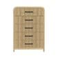 Mayberry Hill Ridgemont 5-Piece King Bedroom Set in Natural Brown, , large