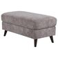 LumiSource Carly Bench Ottoman in Pewter, , large