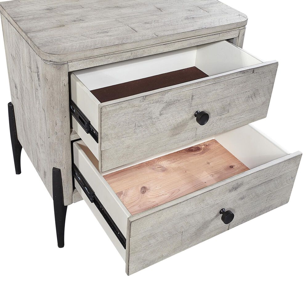 Riva Ridge Zane 2-Drawer Nightstand in Parchment, , large