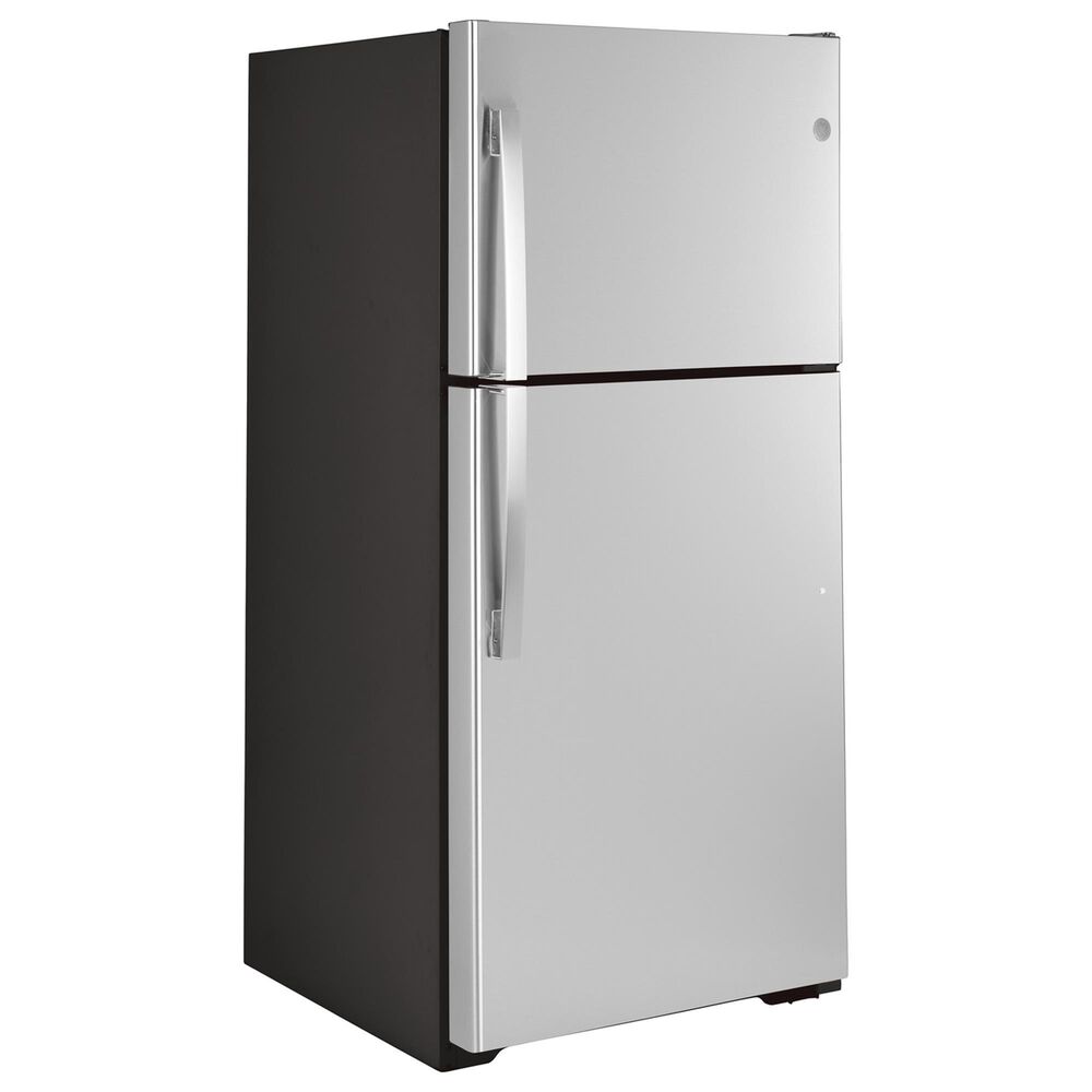 GE Appliances 19.2 Cu. Ft. GTS19KYNRFS Top Freezer Refrigerator in