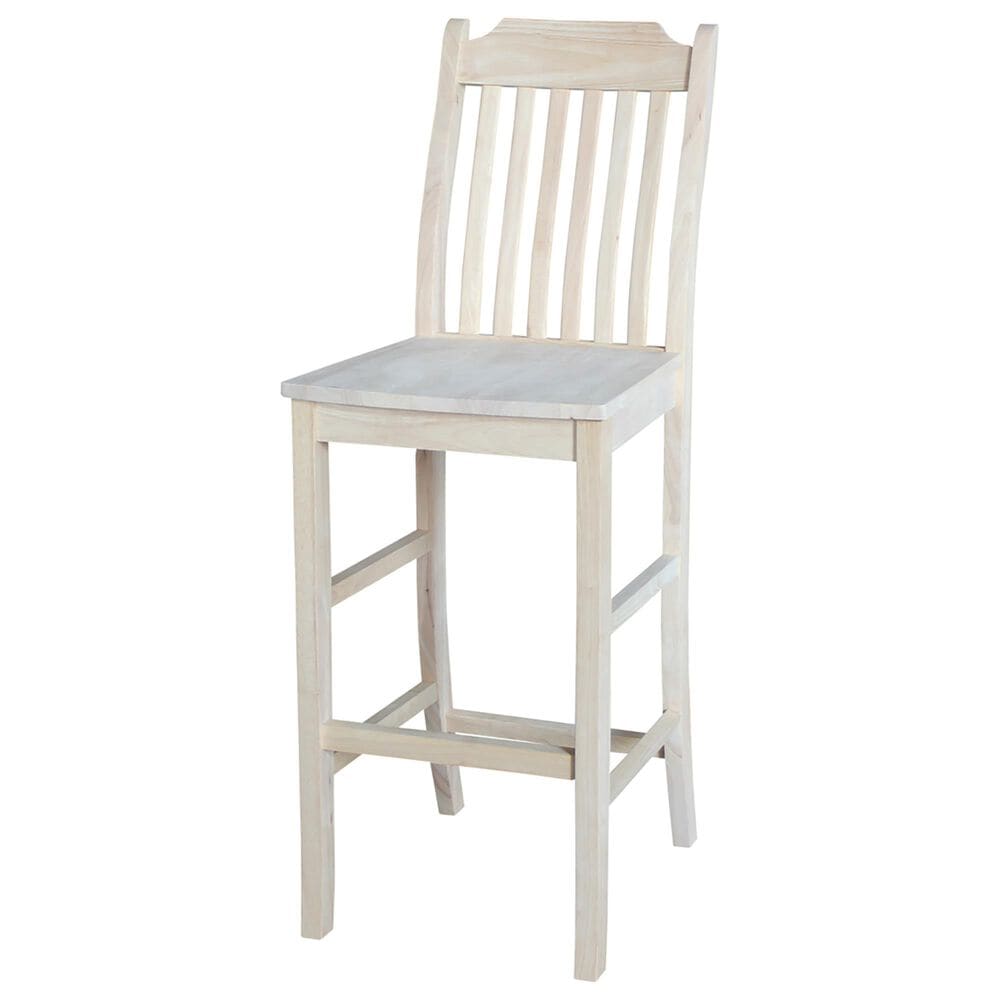 International Concepts Mission 30" Barstool in Unfinished, , large
