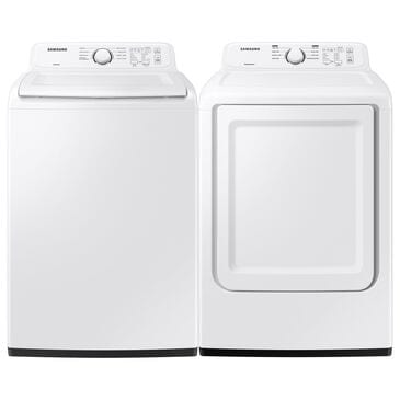 Samsung 4.1 Cu. Ft. Top Load Washer and 7.2 Cu. Ft. Electric Dryer Laundry Pair in White, , large