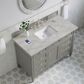 James Martin Vanities Brittany 48" Single Bathroom Vanity in Urban Gray with 3 cm Eternal Jasmine Pearl Silestone Top, Rectangular Sink and FreePower Wireless Charger, , large