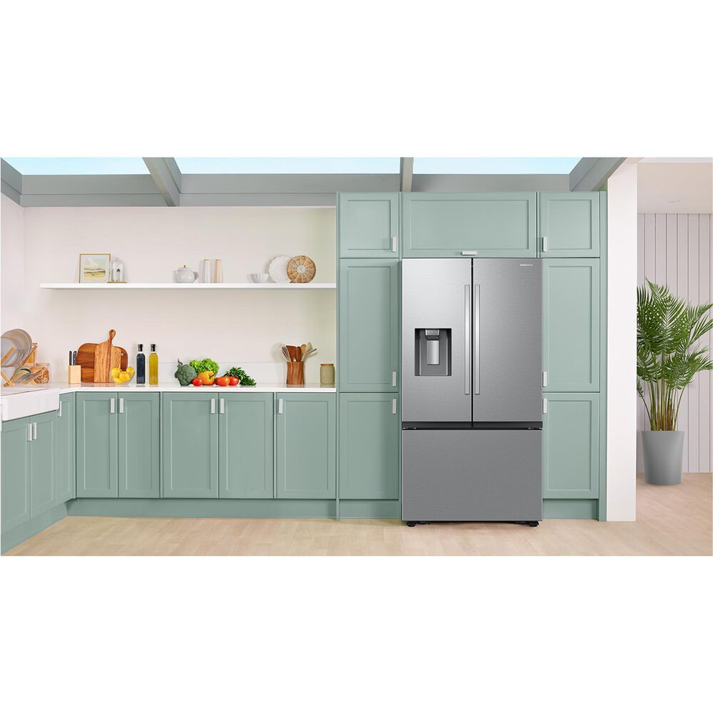 Samsung Bespoke AI 30.5 Cu. Ft. French Door Refrigerator in Fingerprint Resistant Stainless Steel, , large