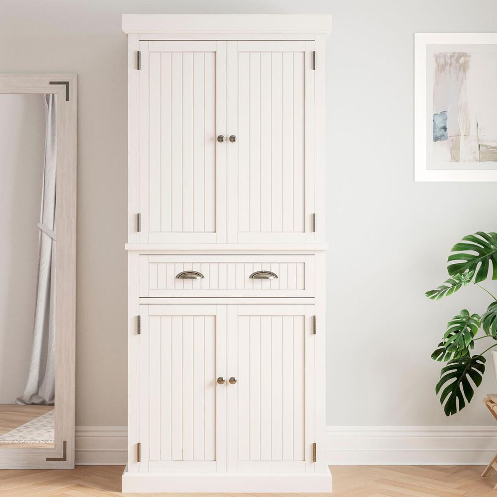 Homestyles Nantucket Pantry in Off-White, , large