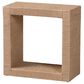 Baxton Studio Adonica End Table in Natural Brown, , large