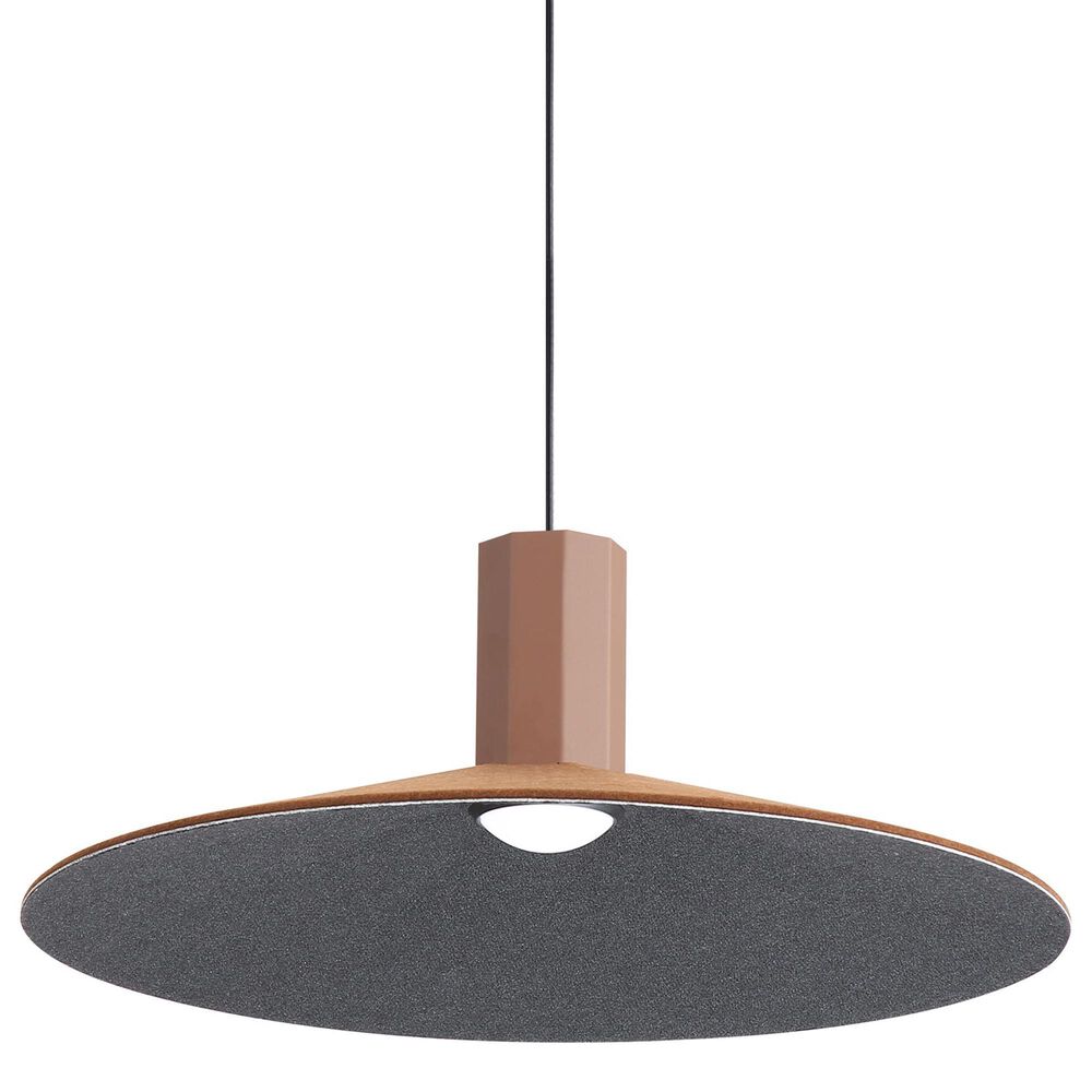 Golden Lighting Faroe 20" 1-Light LED Pendant in Coffee and Black, , large