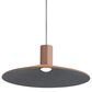 Golden Lighting Faroe 20" 1-Light LED Pendant in Coffee and Black, , large