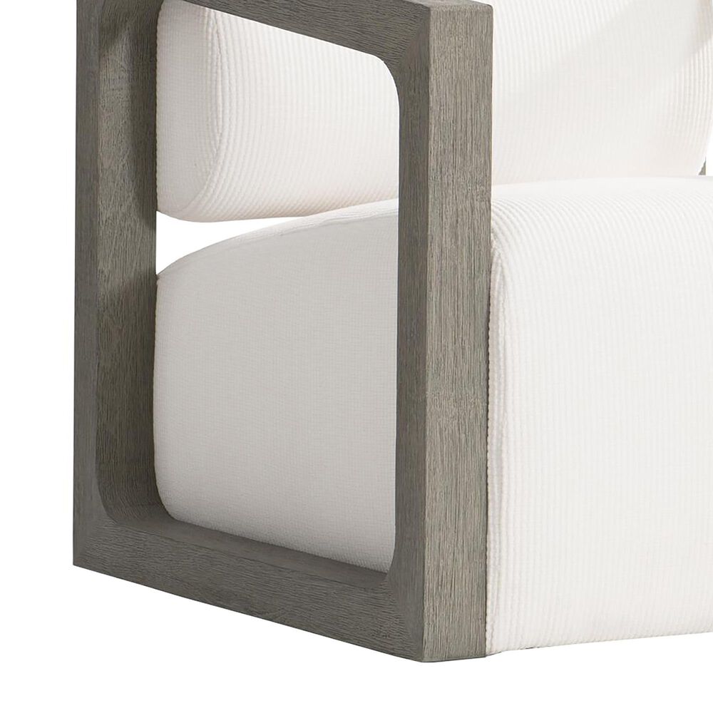 Bernhardt Leilani Outdoor Swivel Chair in White Cream, , large