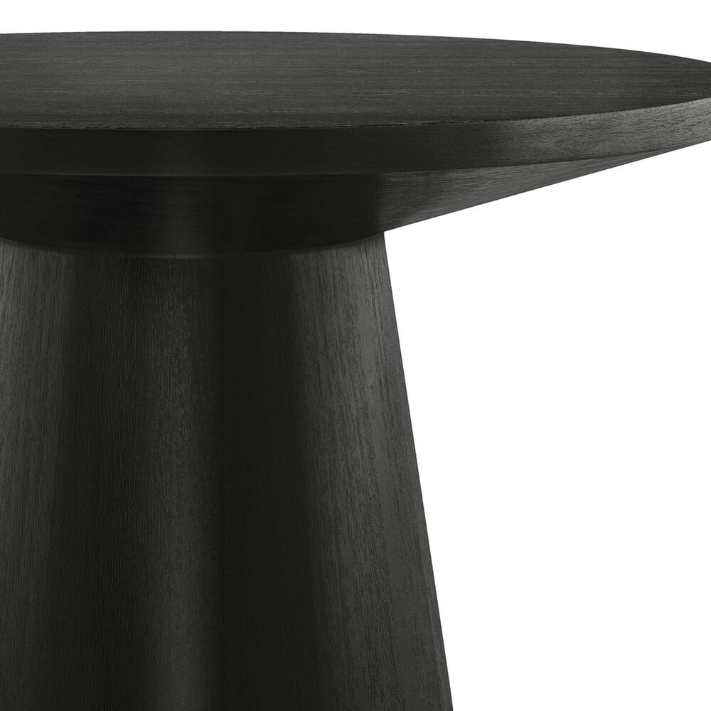 Furniture of America Halewood Round Coffee Table in Black, , large
