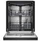 Bosch 300 Series 24" Built-In Recessed Handle Dishwasher with 8 Wash Cycles in Black, , large