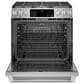 Cafe 2-Piece Kitchen Package with 30" Slide-In Gas Range and 1.7 Cu. Ft. Microwave Oven in Stainless Steel, , large