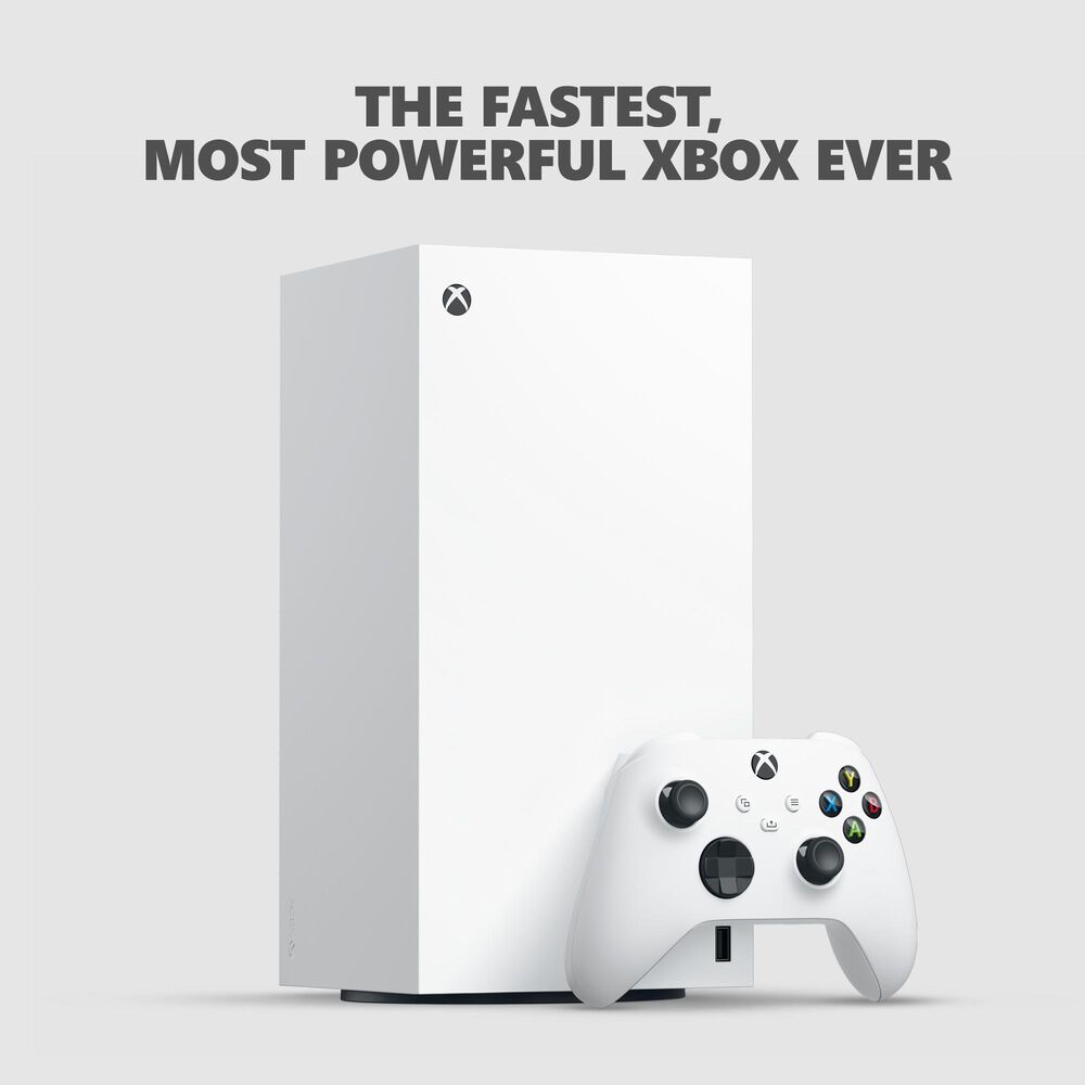 Microsoft Xbox Series X 1TB All-Digital Console &#40;Disc-Free Gaming&#41; in Robot White, , large