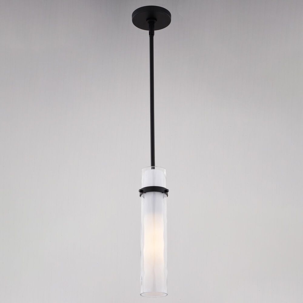 Vaxcel Vilo 1-Light Mini Pendant in Matte Black, , large