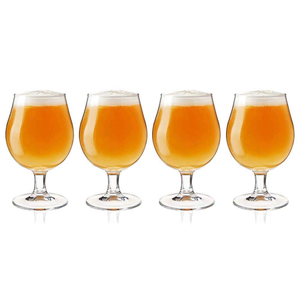 True Tulip Beer Glasses in Clear &#40;Set of 4&#41;, , large