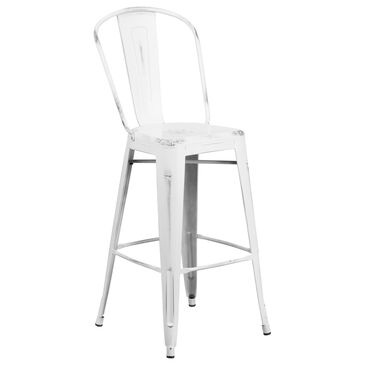 Flash Furniture 30" Barstool in White, , large