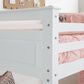 Linon Home Decor Beckett Twin Over Twin Bunk Bed in White, , large