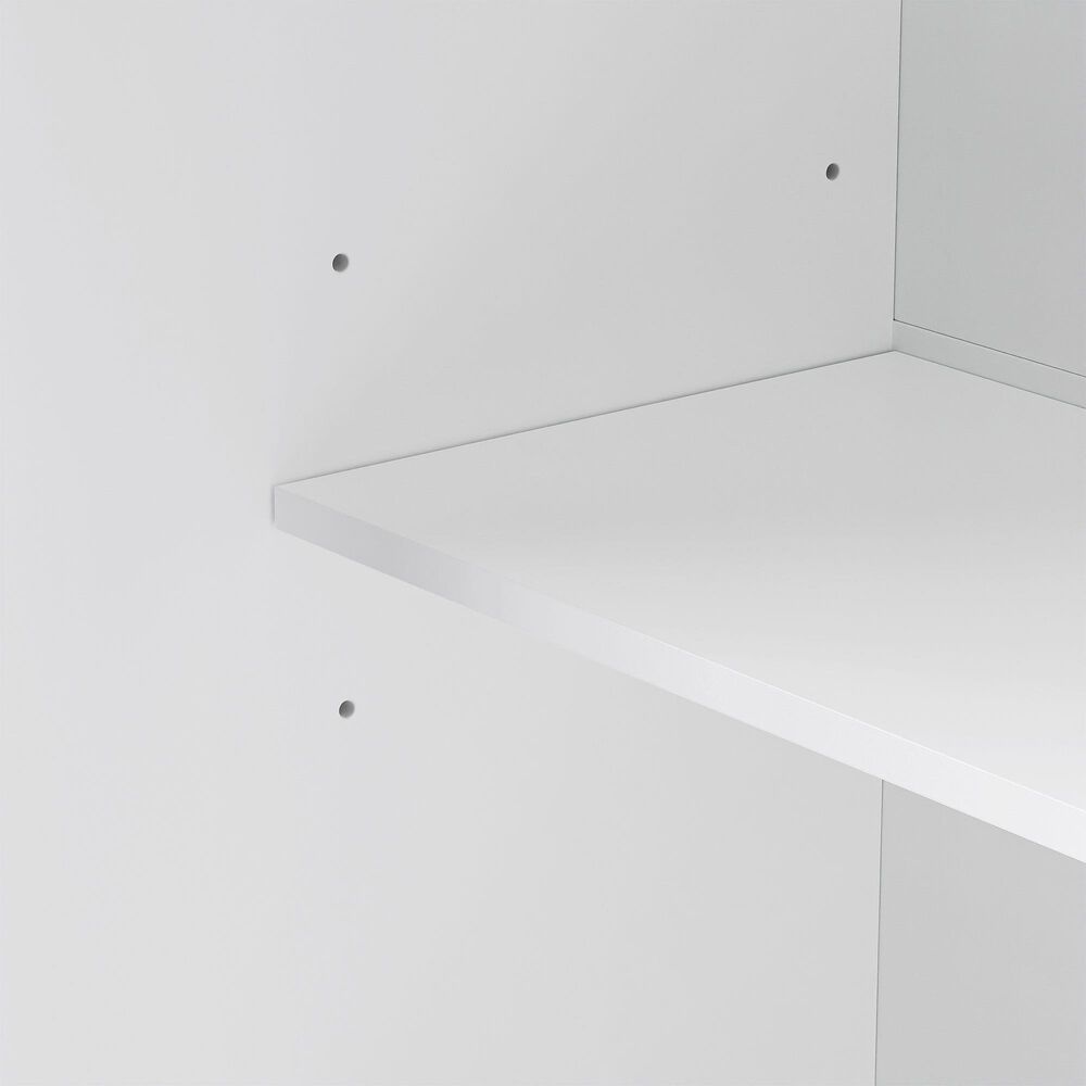 HOMLUX 56" Kitchen Island with Drop Leaf in White, , large