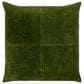 Surya Corduroy Quarters 18" Square Throw Pillow in Olive, , large