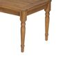 Hearth and Haven Outdoor Acacia Classic Coffee Table with Turned Legs in Natural, , large