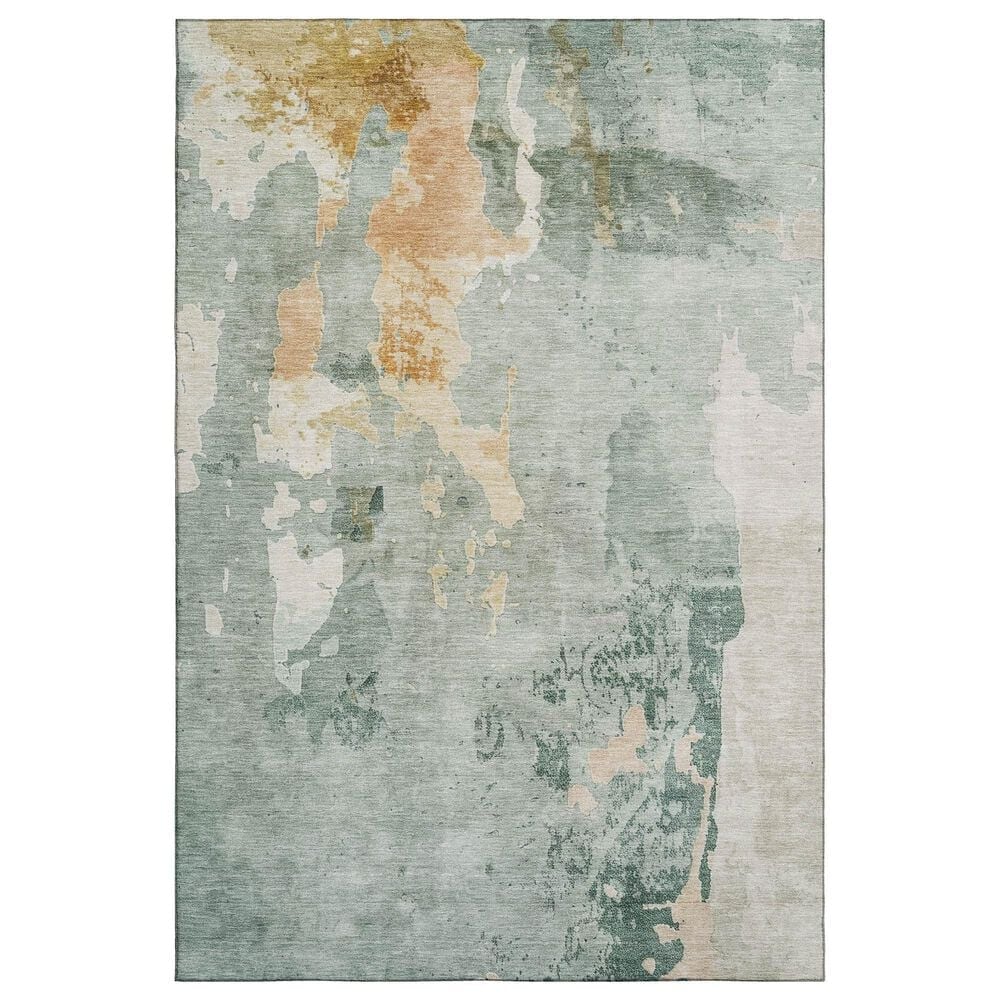 Dalyn Rug Company Bresca 3" x 5" Seafoam Indoor/Outdoor Area Rug, , large