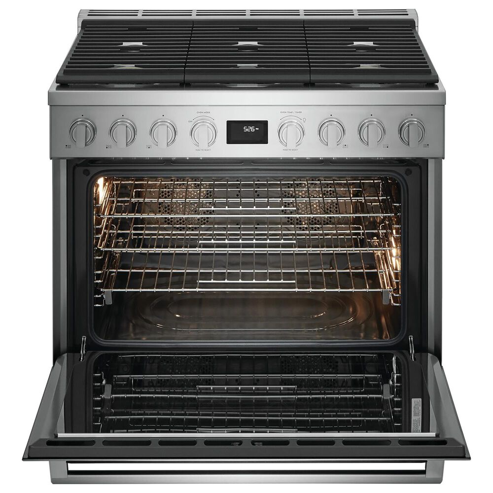 Electrolux 36&quot; Dual-Fuel Freestanding Range with True Convection in Stainless Steel, , large