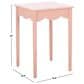 Safavieh Paislyn End Table in Pink, , large