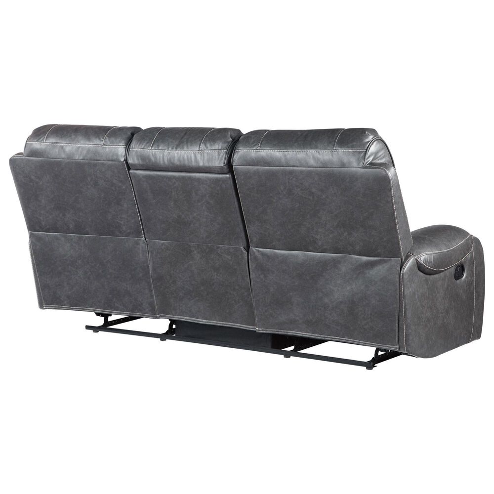 Steve Silver Keily Manual Reclining Sofa and Todoe Coffee Table in Dove Grey, , large